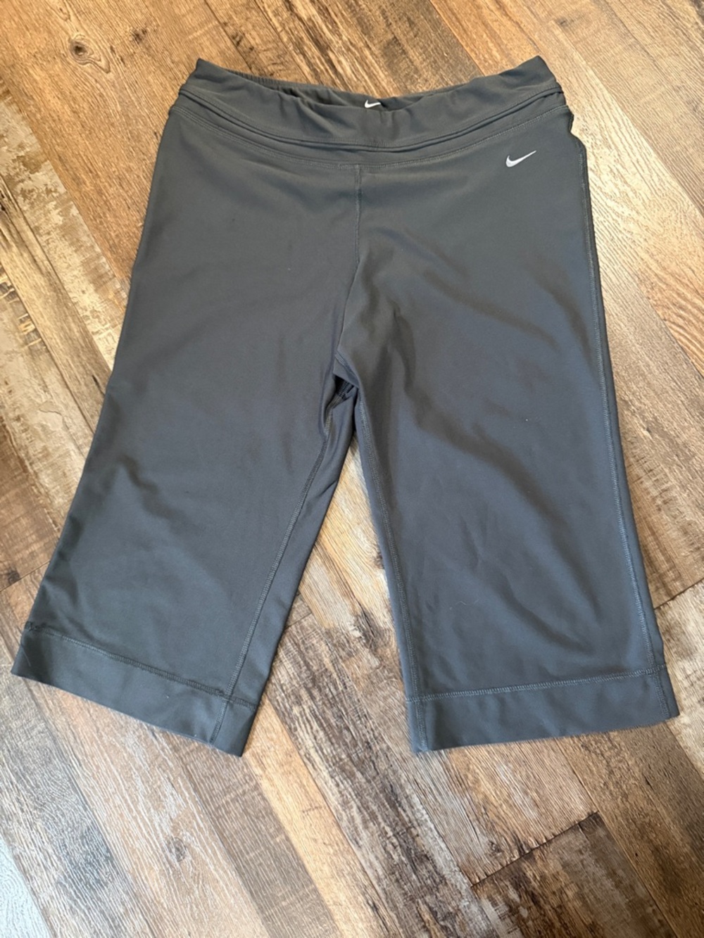 Nike Charcoal Gray Athletic Bike Shorts